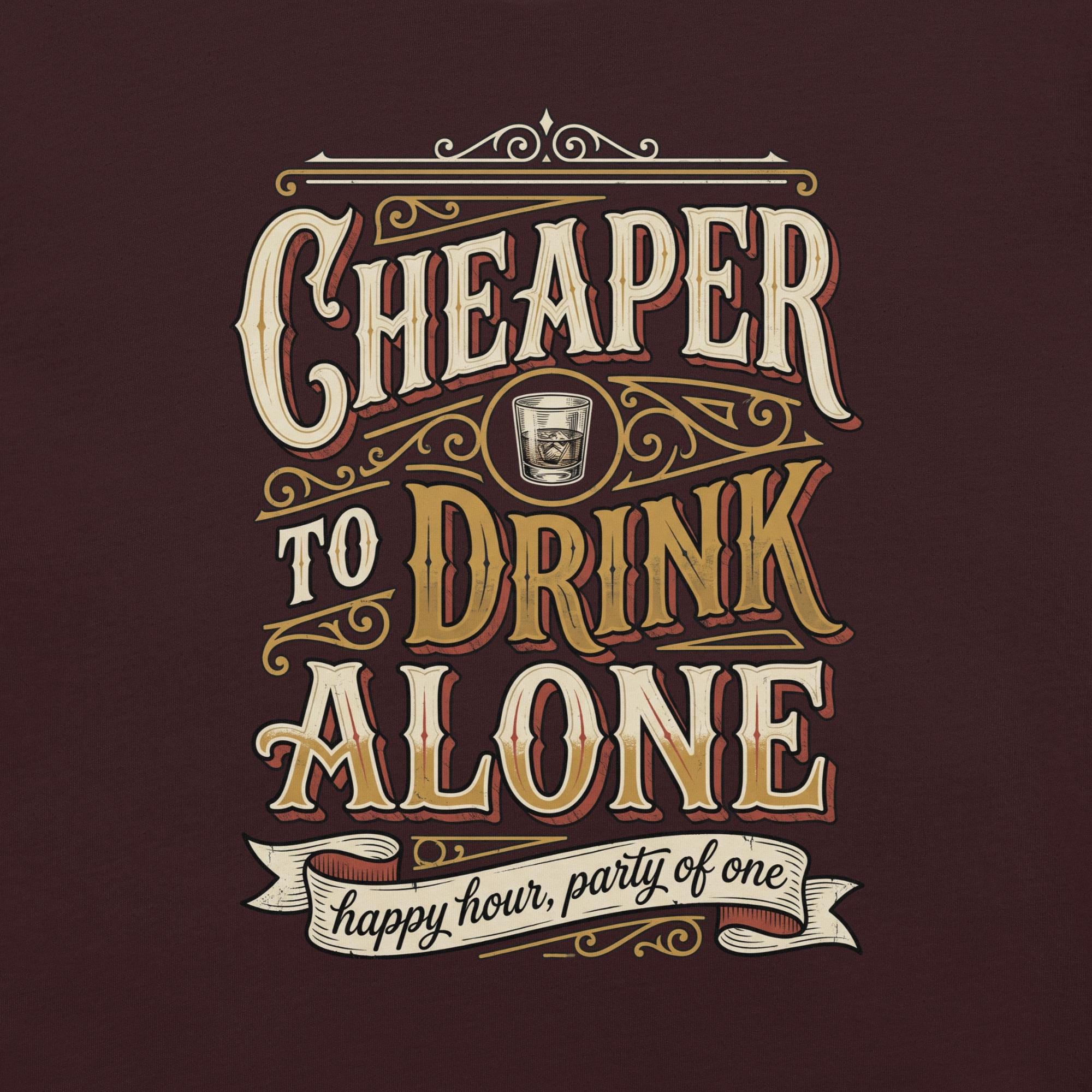 Cheaper to Drink Alone tee