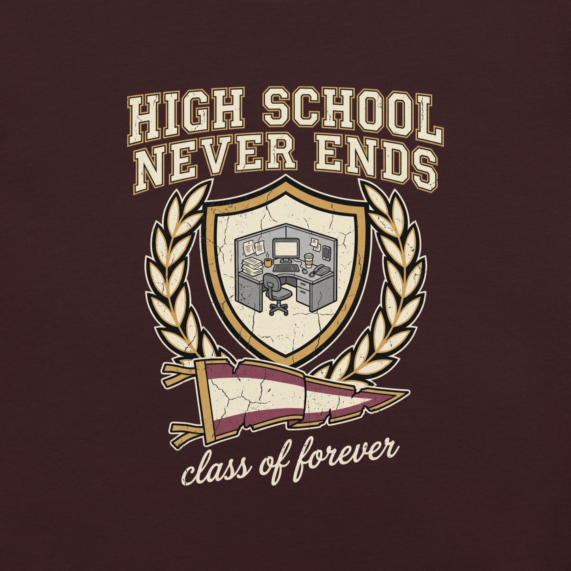 High School Never Ends tee